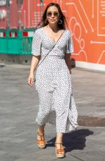 MYLEENE KLASS Arrives at Smooth Radio Studios in London 06/02/2021