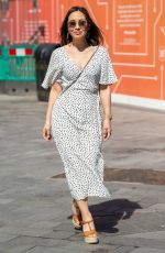 MYLEENE KLASS Arrives at Smooth Radio Studios in London 06/02/2021