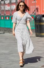 MYLEENE KLASS Arrives at Smooth Radio Studios in London 06/02/2021