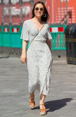 MYLEENE KLASS Arrives at Smooth Radio Studios in London 06/02/2021