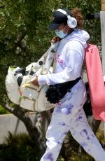 NAOMI OSAKA Arrives Back at Her Home in Los Angeles After Dropping out of the French Open Tournament 06/01/2021