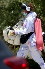NAOMI OSAKA Arrives Back at Her Home in Los Angeles After Dropping out of the French Open Tournament 06/01/2021