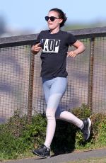 NATALIE PORTMAN Out Jogging in Sydney 06/17/2021