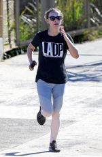 NATALIE PORTMAN Out Jogging in Sydney 06/17/2021