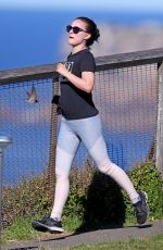 NATALIE PORTMAN Out Jogging in Sydney 06/17/2021