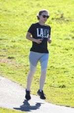 NATALIE PORTMAN Out Jogging in Sydney 06/17/2021