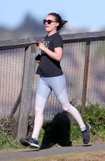 NATALIE PORTMAN Out Jogging in Sydney 06/17/2021