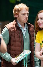 NELL TIGER FREE and LAUREN AMBROSE on the Set of Servant in Philadelphia 06/09/2021