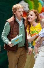 NELL TIGER FREE and LAUREN AMBROSE on the Set of Servant in Philadelphia 06/09/2021