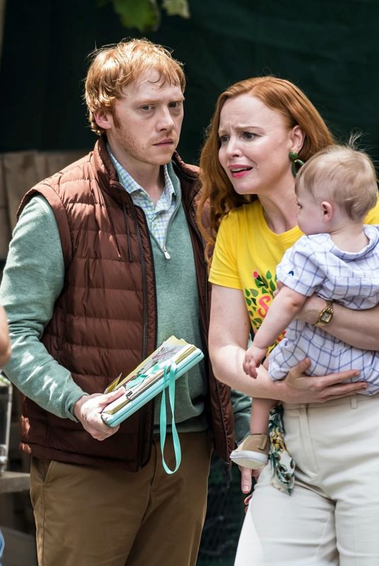 NELL TIGER FREE and LAUREN AMBROSE on the Set of Servant in Philadelphia 06/09/2021