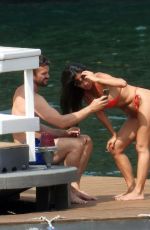 NICOLE SCHERZINGER in Bikini on Vacation in Italy 06/29/2021