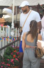 NICOLETTE GRAY and Tristan Thompson at The Ivy in West Hollywood 06/26/2021