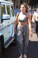 NICOLETTE GRAY and Tristan Thompson at The Ivy in West Hollywood 06/26/2021
