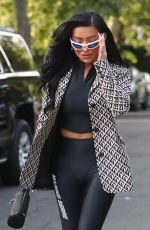 NIKITA DRAGUN Arrives at a Friends House in West Hollywood 06/29/2021