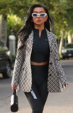 NIKITA DRAGUN Arrives at a Friends House in West Hollywood 06/29/2021