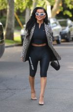 NIKITA DRAGUN Arrives at a Friends House in West Hollywood 06/29/2021