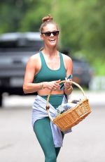 NINA AGDAL Leaves Her Fitness Class in Amagansett 06/26/2021