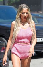 OLIVIA ATTWOOD Out with Her Dog in Manchester 06/08/2021