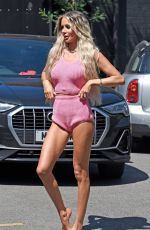 OLIVIA ATTWOOD Out with Her Dog in Manchester 06/08/2021