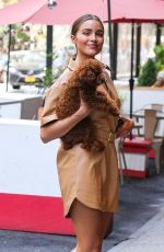 OLIVIA CULPO Out with Her Dog in New York 06/15/2021