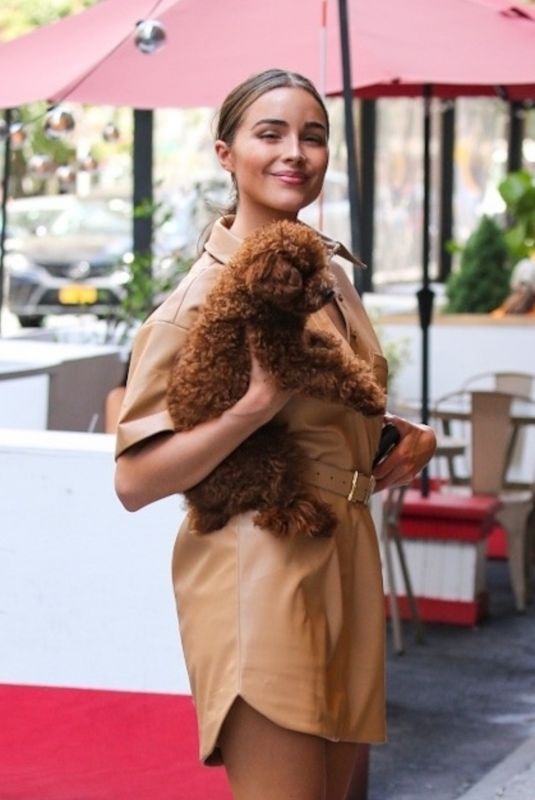 OLIVIA CULPO Out with Her Dog in New York 06/15/2021