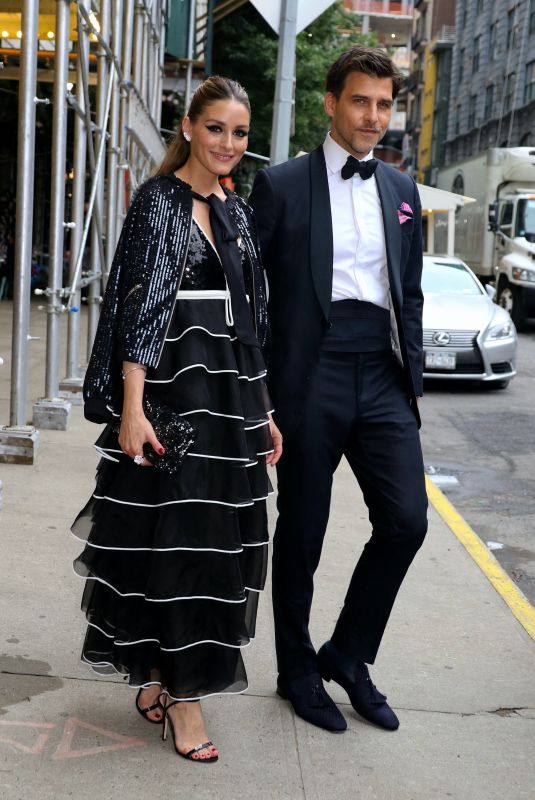 OLIVIA PALERMO Heading to NYBG Spring Gala in New York 06/03/2021