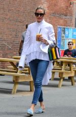 OLIVIA PALERMO Out for Iced Coffee in New York 06/01/2021