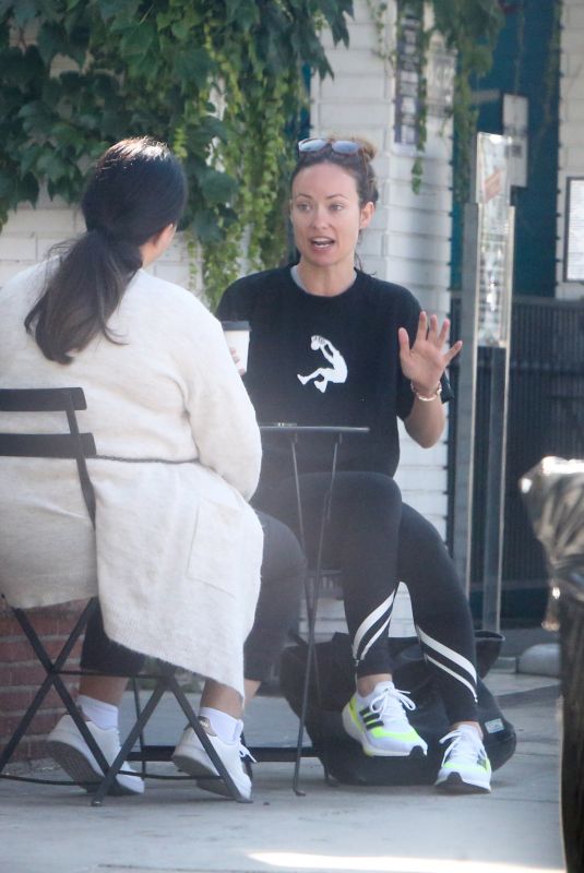 OLIVIA WILDE at Alfred’s Coffee in Studio City 06/22/2021