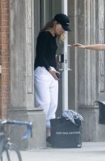 OLIVIA WILDE Leaves Her Hotel in New York 06/28/2021