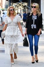 PARIS and NICKY HILTON Out in New York 06/21/2021