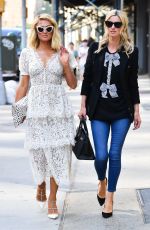 PARIS and NICKY HILTON Out in New York 06/21/2021