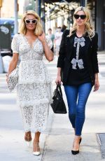 PARIS and NICKY HILTON Out in New York 06/21/2021