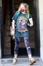 PARIS JACKSON Leaves a Hair Salon in Los Angeles 06/22/2021