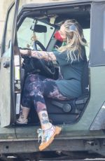 PARIS JACKSON Leaves a Hair Salon in Los Angeles 06/22/2021