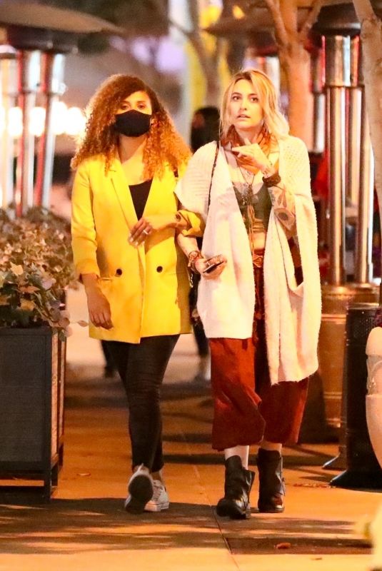 PARIS JACKSON Out for Dinner with a Friend in Los Angeles 06/02/2021