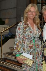 PENNY LANCASTER and Rod Stewart Celebrates Their Wedding Anniversary in London 06/16/2021