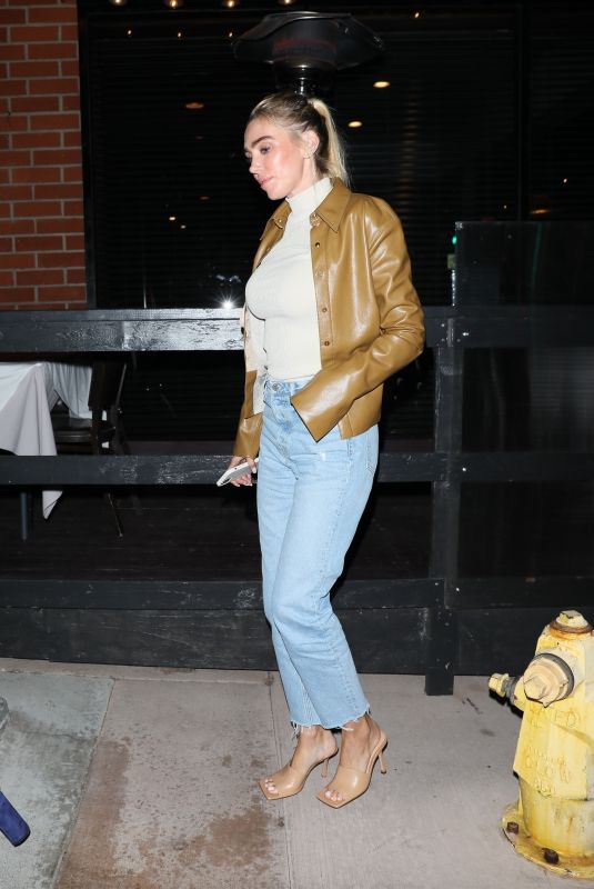 PETRA ECCLESTONE Out for Dinner with a Friend in Brentwood 06/29/2021