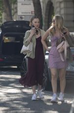 PHOEBE DYNEVOR Out with a Friend in London 05/30/2021