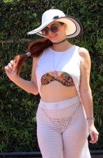 PHOEBE PRICE at a Tennis Courts in Los Angeles 05/31/2021