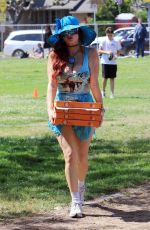 PHOEBE PRICE Out at a Park in Los Angeles 06/21/2021