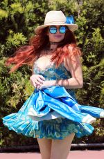 PHOEBE PRICE Out at a Tennis Courts in Los Angeles 06/01/2021