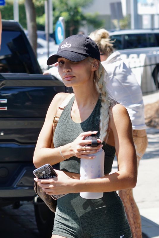 PIA MIA Leaves Dogpound Gym in West Hollywood 06/22/2021