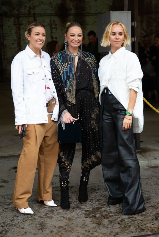 PIP EDWARDS, CLAIRE TREGONING and CAMILLA FRANKS at Afterpay Australian Fashion Week Street Style in Sydney 06/03/2021