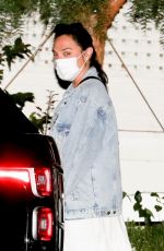 Pregnant GAL GADOT at San Vicente Bungalows in West Hollywood 06/14/2021