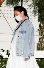 Pregnant GAL GADOT at San Vicente Bungalows in West Hollywood 06/14/2021