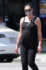 Pregnant GAL GADOT Out for Lunch with Friends in Los Angeles 06/17/2021