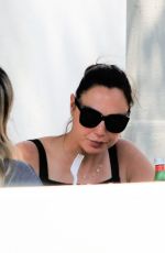 Pregnant GAL GADOT Out for Lunch with Friends in Los Angeles 06/17/2021