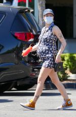 Pregnant HALSEY at Erewhon Organic Grocers in Los Angeles 06/10/2021