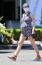 Pregnant HALSEY at Erewhon Organic Grocers in Los Angeles 06/10/2021