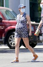 Pregnant HALSEY at Erewhon Organic Grocers in Los Angeles 06/10/2021